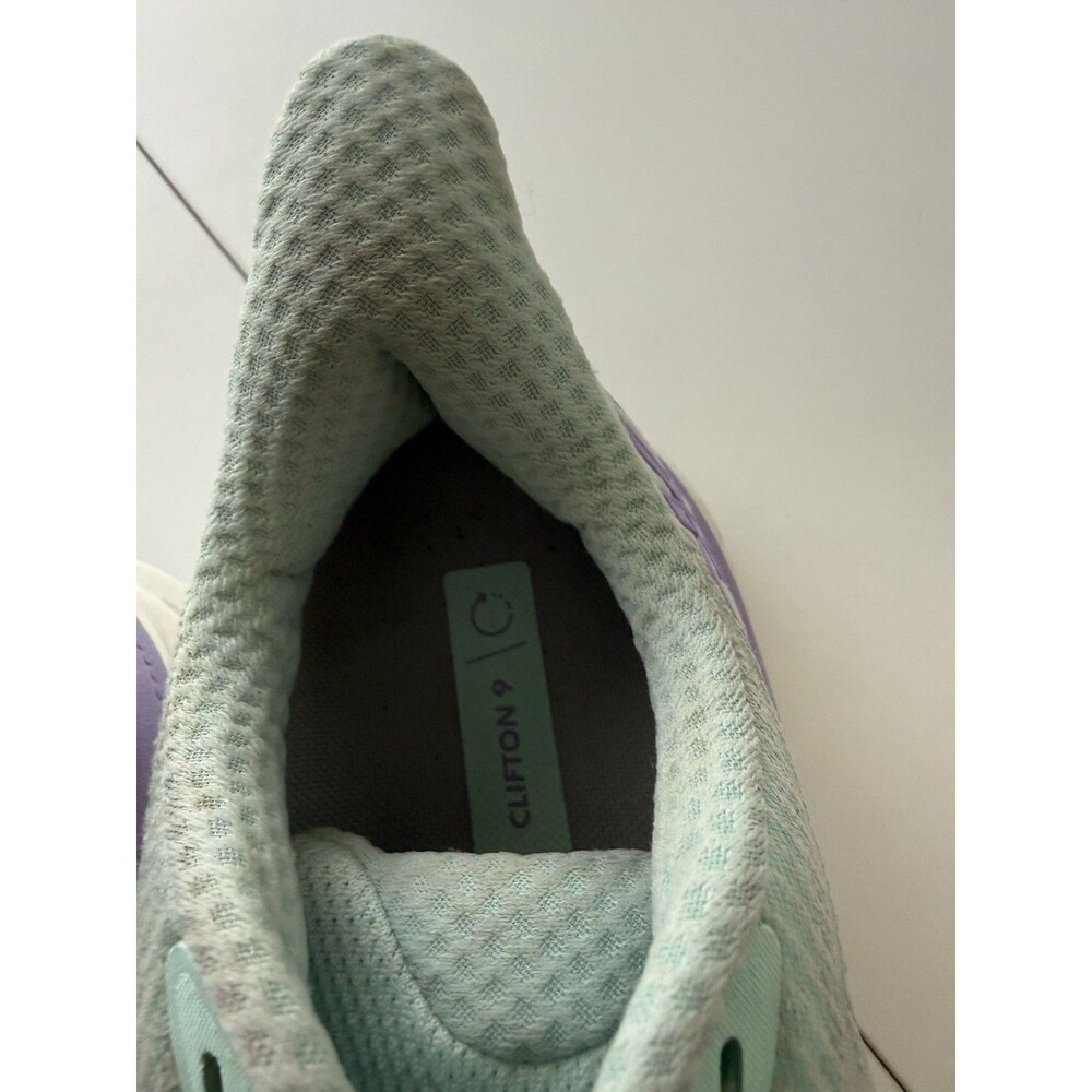Hoka One One Clifton 9 Shoes Womens Size 8 D Wide Pastel Running 1132211 Solm - Picture 9 of 14
